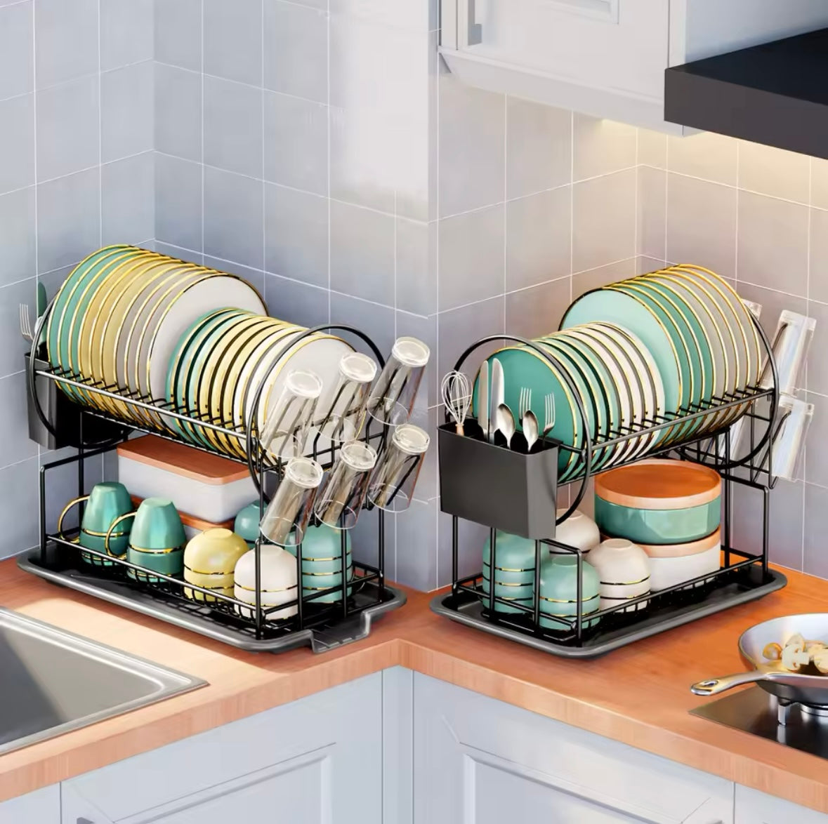 מתלה לייבוש כלים ענק – פתרון מושלם למטבח מרווח ומסודר