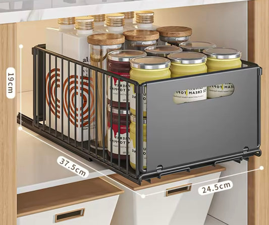סט מגירות נשלפות למטבח – פתרון חכם לארגון וניצול שטח אחסון מקסימלי
