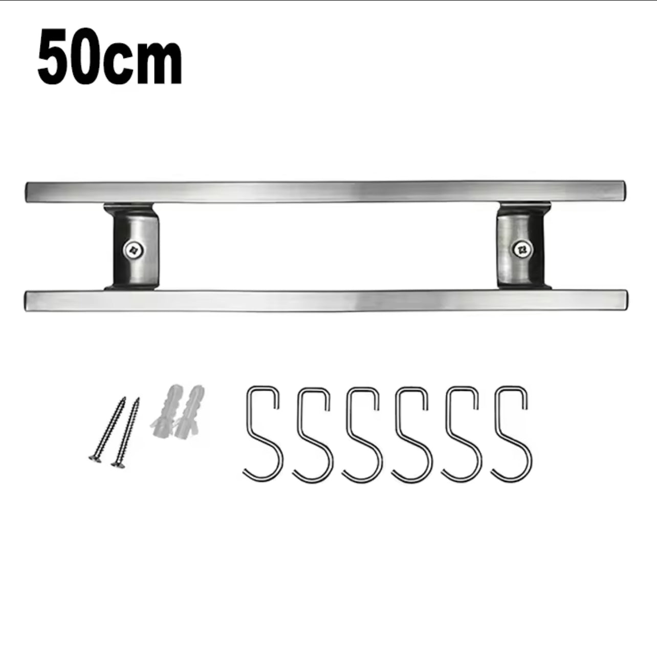 מידות גודל של מתלה כלים וסכינים מנירוסטה לסדר וארגון במטבח